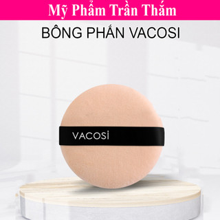 Bông phấn phủ Vacosi siêu mềm mịn bám phấn