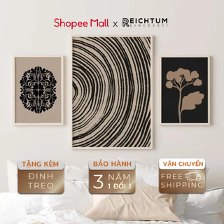 Tranh treo tường canvas cao cấp của REICHTUM - Phòng khách/ Nhà ngủ/ Decor/ Chất vải bền bỉ
