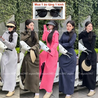   Áo Chống Nắng Nữ Toàn Thân Vải Cotton Cao Cấp