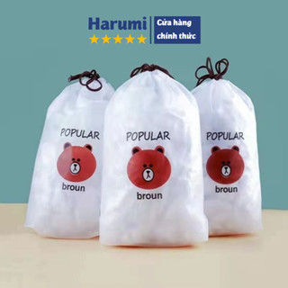 Màng Bọc Thực Phẩm Gấu PE, Màng Bọc Thực Phẩm Chun Co Dãn Siêu Dai Kèm Túi Gấu, Màng Bọc Gấu, Màng Bọc PE