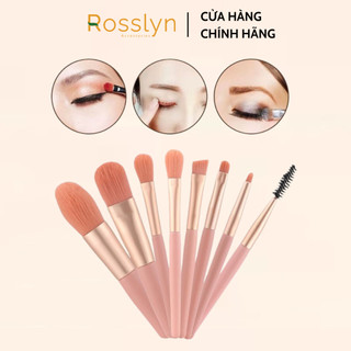 Bộ 8 Cọ Trang Điểm Mini Chuyên Nghiệp Mềm Mịn Rosslyn Accessory QT52