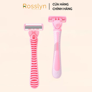 Dao cạo râu 6 lớp tặng kèm 3 đầu thay thế chất lượng cao tiện dụng nam nữ Rosslyn Accessory QT167