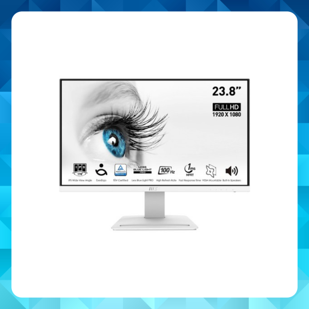 Màn Hình MSI PRO MP243XW (23.8 inch - FHD - IPS - 100Hz - 1ms - (màu trắng)- Hàng Chính Hãng | BigBuy360 - bigbuy360.vn
