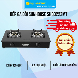 Bếp ga đôi sunhouse shb3223mt