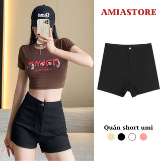 Quần short nữ cạp cao tôn dáng siêu xinh amiastore
