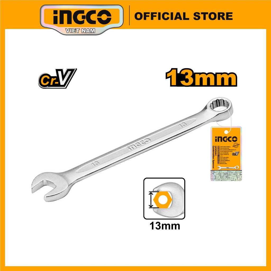 Cờ lê vòng miệng 13mm Ingco HCSPA131