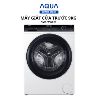 Máy giặt cửa trước aqua inverter 9.0 kg aqd-a900f.w - freeship toàn quốc