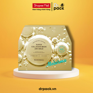  Mặt nạ hỗ trợ làm đều màu da BANOBAGI Super Collagen 24K Gold 30gr
