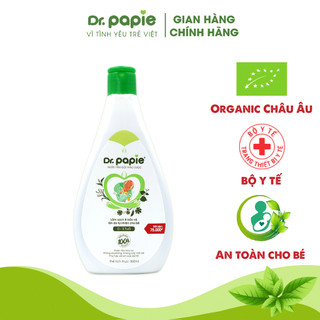 [MỚI_500ML] Nước Tắm Thảo Dược Dr Papie Giúp Giảm Mẩn Ngứa Và Rôm Sảy, Hỗ Trợ Làm Sạch, Mát Da Bé - Chai 500ml