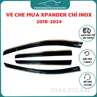 Vè Che Mưa Chỉ Inox Xe Mitsubishi Xpander, CROSS 2018- 2023,2024 cao cấp nhất thị trường