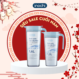 Bình Nước Cao Cấp Biwa Inochi 1.2L/1.6L - Nhựa Nguyên Sinh An Toàn  Cho Gia Đình, Dung Tích Lớn