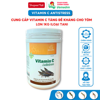 Vemedim Vitamin C antistress tôm (loại tan) tăng đề kháng, chống stress cho tôm, lon 1kg