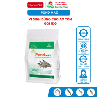 Vemedim Pond max vi sinh dùng cho ao tôm, gói 1kg