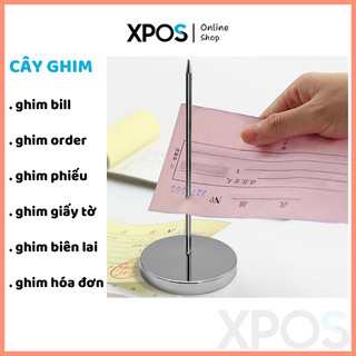 Cây ghim bill, cây cắm giấy inox cao 135mm