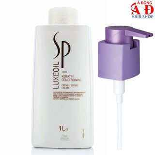 Dầu xả Wella SP Luxe Oil Keratin conditioning siêu mượt cho tóc hư tổn 1000ml