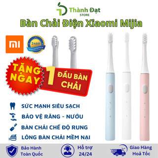 Bàn Chải Điện Xiaomi Mijia T100 - Làm Trắng Răng, Lấy Sạch Mảng Bám Kèm Tính Năng Chống Nước IPX7 - Bảo hành 2 năm