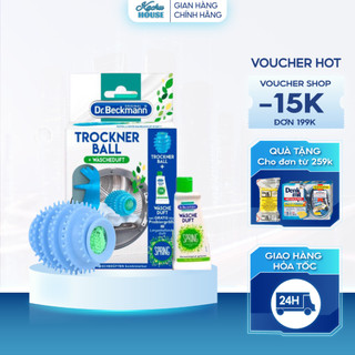 Bóng giặt Sấy Chống Nhăn Quần Áo Dr.Beckmann Trockner Ball 50ml cho quần áo giặt sạch hơn, làm mềm vải Kachu