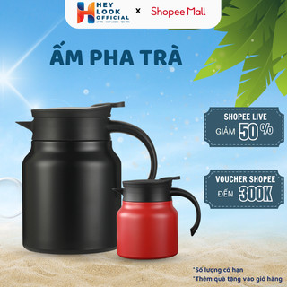Ấm Pha Trà Giữ Nhiệt GODWELL  2 lớp cách nhiệt Chất Liệu Inox 316 có lõi lọc dung tích 1000ml