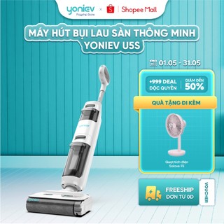 Máy hút bụi lau sàn thông minh YONIEV U5s - Vận hàng êm ái - Tự động làm sạch con lăn
