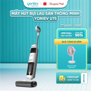 Máy hút bụi lau sàn không dây Yoniev U7s - Tự động giặt giẻ - Lau sàn bằng nước sạch