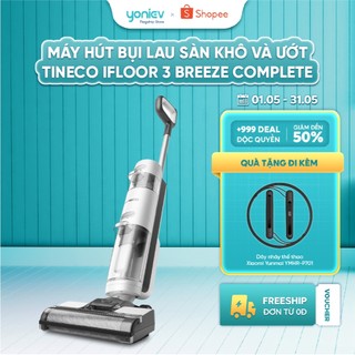 Máy hút bụi lau sàn khô và ướt Tineco IFloor 3 Breeze Complete - Bản Quốc tế