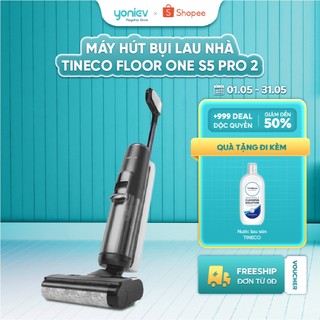 Máy hút bụi lau nhà Tineco Floor One S5 Pro 2 - Lực hút 12000Pa - Bh 12 Tháng