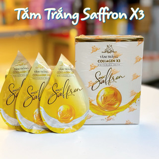 Tắm trắng saffron x3 collagen