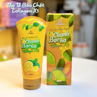 Tẩy Tế Bào Bạc hà Chanh colagen x3