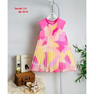 [NEW ARRIVAL][SIZE NHÍ+ĐẠI] ĐẦM DẬP LY  HOA ĐIỆU ĐÀ BÉ GÁI