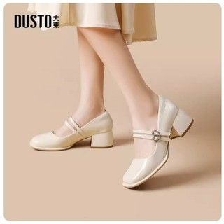 Giày cao gót đế trụ 5cm Dusto DW24C0053A fom giày 1,5