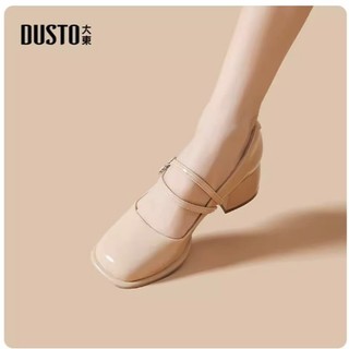 Giày cao gót đế trụ 5cm Dusto DW24C0053A fom giày 1,5