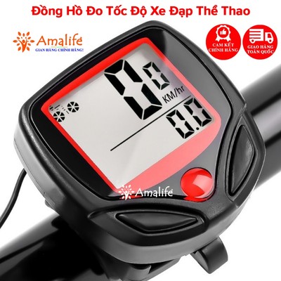 Đồng Hồ Đo Tốc Độ Chính Xác Cho Xe Đạp Thể Thao Siêu Rẻ Chống Nước Tuyệt Đối – Mã 01 Tiếng Anh Chính Hãng Amalife