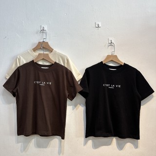 [PORO Clothing] 2456 áo thun from vừa in chữ PARIS