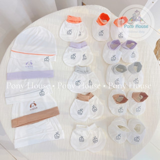 Mũ Bao Tay Bao Chân Sơ Sinh La Pomme Siêu Mềm Mịn Cho Bé Trai Bé Gái Sơ Sinh/Newborn/NB
