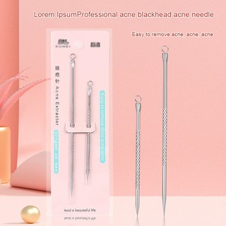 Lichee1🌷Cây nặn mụn 2 đầu giá rẻ tiện lợi, Cây nặn mụn đầu đen 2 đầu chuyên nghiệp