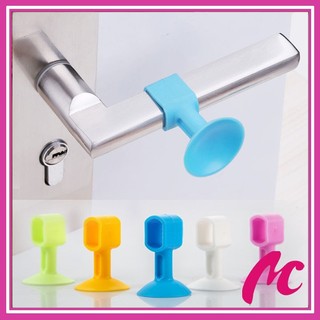Dụng Cụ Chặn Tay Nắm Cửa Cao Su Hít Tường Tránh Va Đập br00497