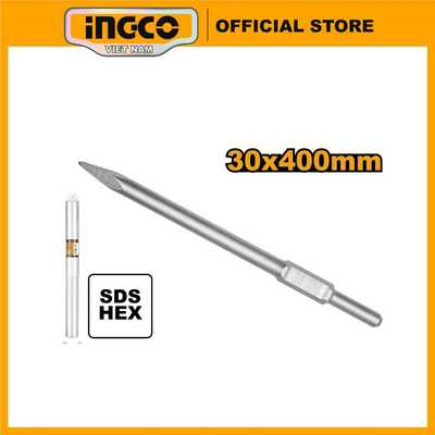Mũi đục nhọn đuôi lục giác INGCO DBC0314101 size 30x410mm