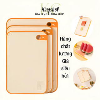 Thớt nhựa kháng khuẩn cao cấp Kingchef cắt thái đa năng chống trơn trượt