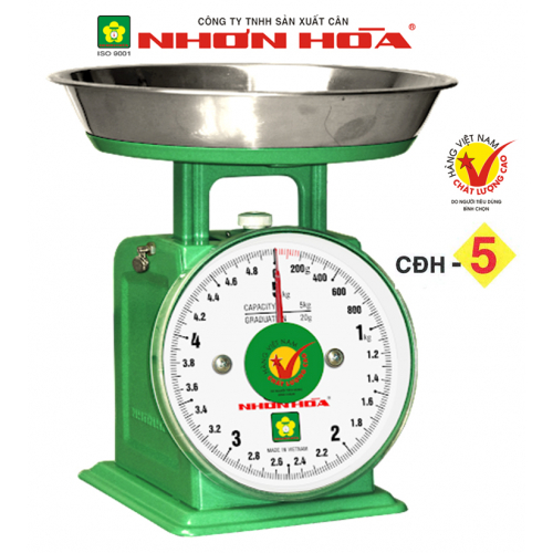 Cân đồng hồ nhơn hoà Chính Hãng Loại 2kg, 5kg
