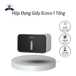 Hộp Đựng Giấy Ecoco 1 Tầng Chống Thấm Nước Dán Tường Chắc Chắn Tiện Lợi Sử Dụng (TVQ.Store)
