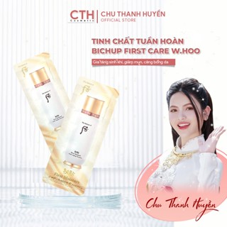Combo 30 gói tinh chất tuần hoàn BICHUP FIRST CARE W.HOO giảm mụn, căng bóng da 1ml