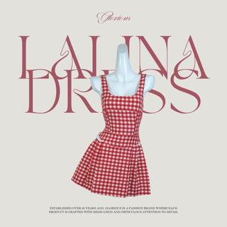 Đầm tiểu thư sọc caro phối ren Lalina Dress GLORIOUS phong cách lolita co giãn nhẹ