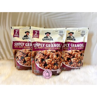 Ngũ cốc Quaker Granola hũ 500gram/bịch 987gram.