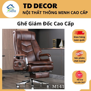 Ghế Xoay Giám Đốc Có Gác Chân, Ghế Tựa Lưng Ôm Sát Người, Ghế Văn Phòng, Ghế Xoay Văn Phòng M141