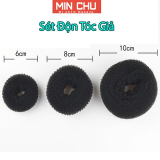 Set độn phồng tóc búi tóc chuyên nghiệp sét 3 cái