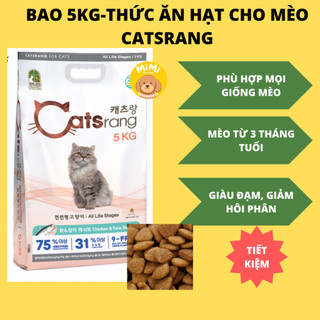Thức ăn hạt cho mèo mọi lứa tuổi Catsrang - Bao 5kg