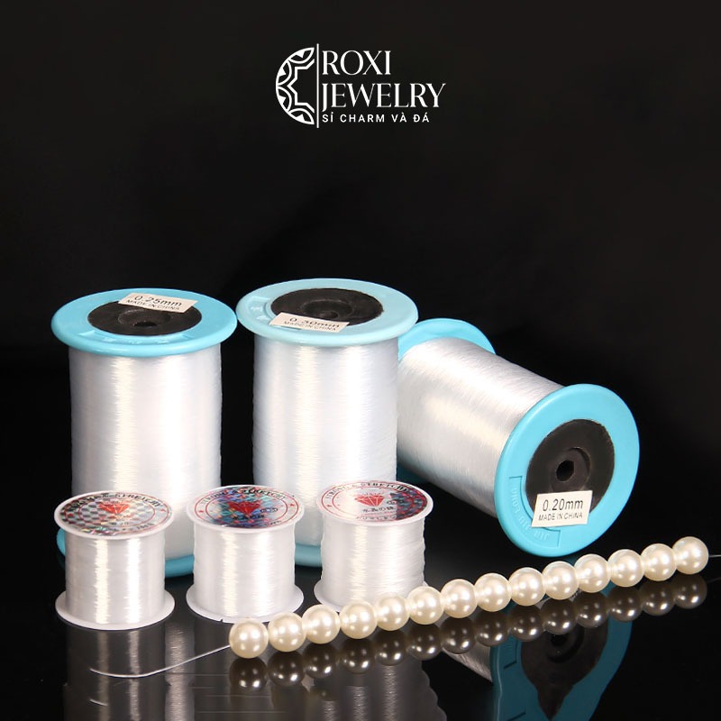 Cuộn Dây Cước Lớn 1100m Không Co Giãn Xâu Vòng Tay, Làm Chiếu Trúc, Câu Cá - Cuonday.174 - Roxi Jewelry