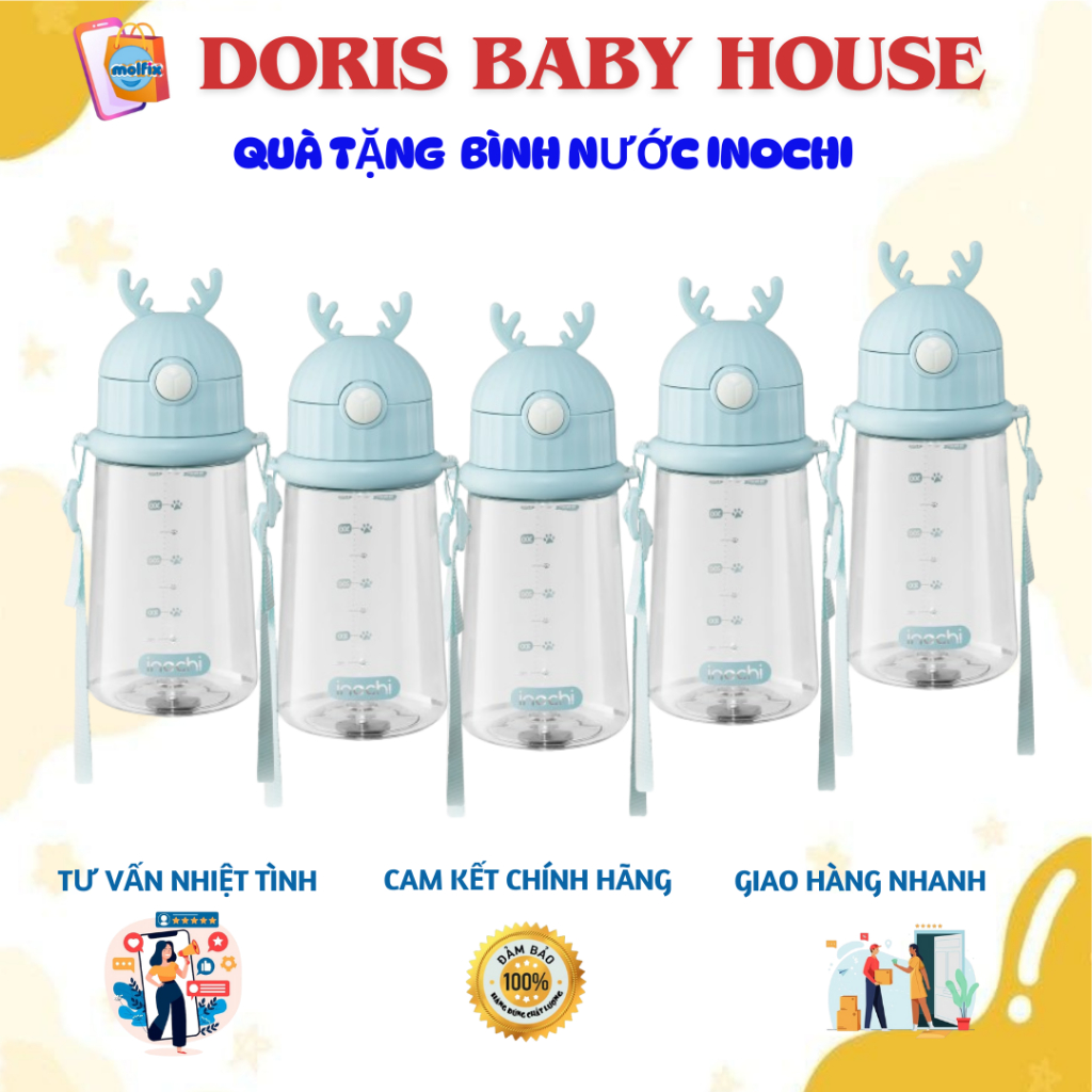 (HÀNG QUÀ TẶNG KHÔNG BÁN) Bình nước 450ml hàng quà tặng Molfix