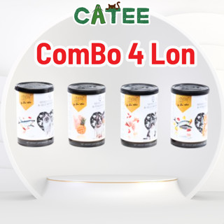 ( ComBo 4 Lon ) Pate Cho Chó Mèo King Pet Làm Từ Thịt Và Rau Củ Lon 380g