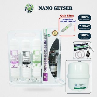 Máy lọc nước Nano Geyser Slim - 8 cấp lọc, Công nghệ RO ,nước sạch tinh khiết , tiết kiệm điện